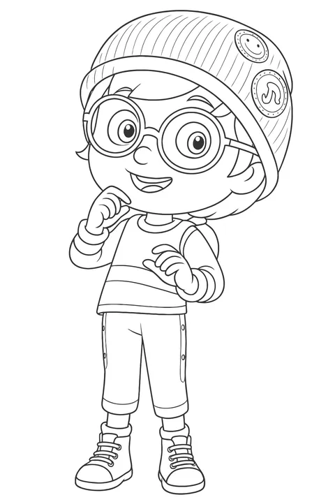 Gambar Mewarnai Ying Boboiboy